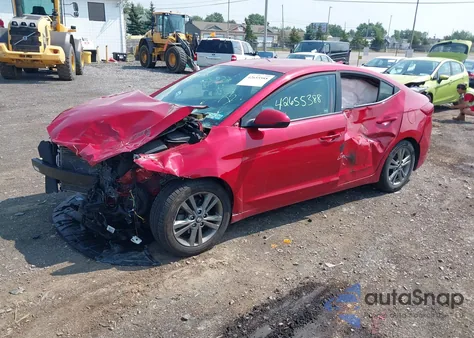 2018 Hyundai Elantra Sel из США, поврежденный, VIN 5NPD84LF5JH370690